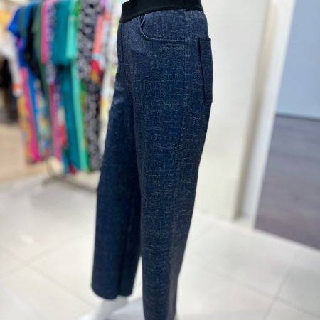 데님 라이크 밴딩 팬츠