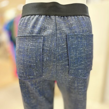 데님 라이크 밴딩 팬츠