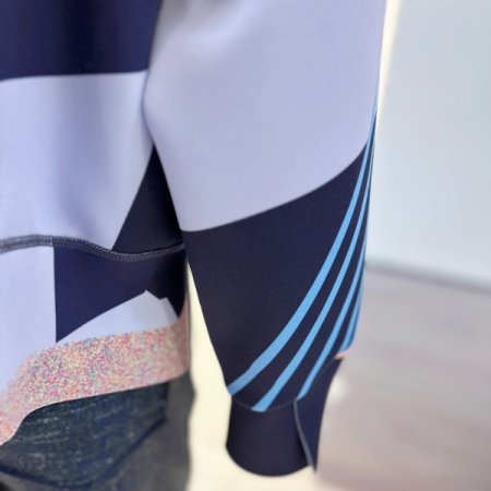 프린팅 라운드넥 가디건