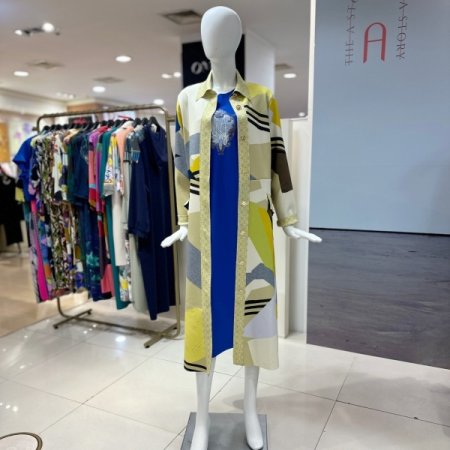 컨템 셔츠 드레스