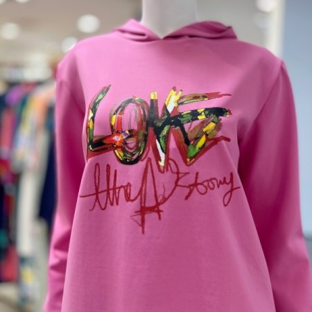 프린팅 후드 티셔츠