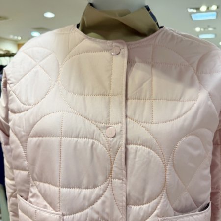 리버서블 노카라 패딩 점퍼