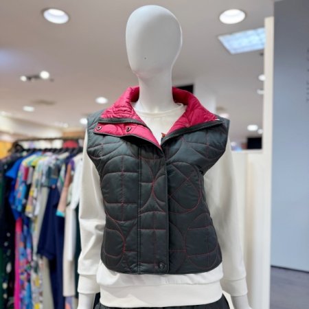 패딩 숏 베스트