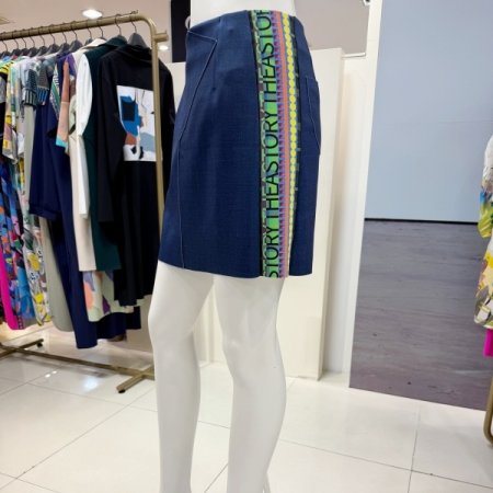 데님 라이크 골프 스커트