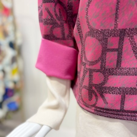 데님 로고 본딩 크롭 점퍼