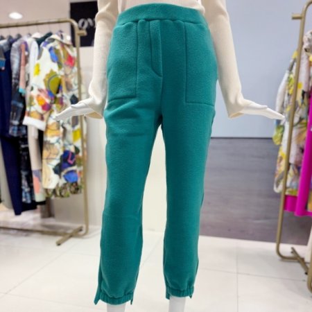 플리스 하프 조거팬츠