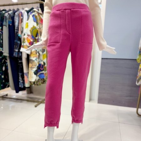 플리스 하프 조거팬츠