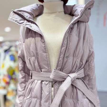 퀼팅 벨티드 패딩점퍼