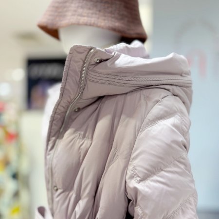 퀼팅 벨티드 패딩점퍼