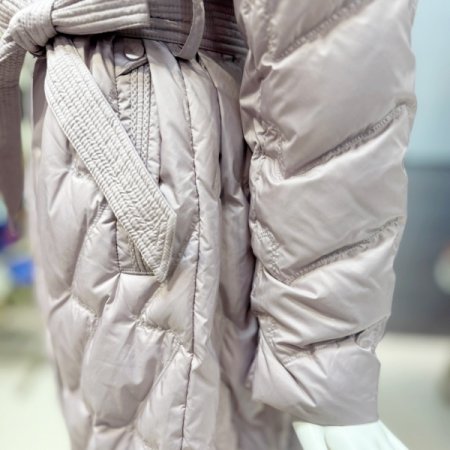 퀼팅 벨티드 패딩점퍼