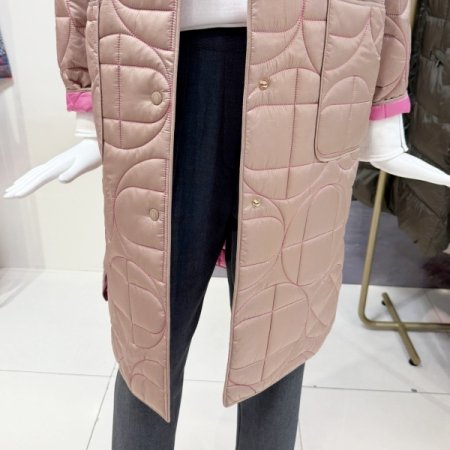 후드 리버서블 패딩코트