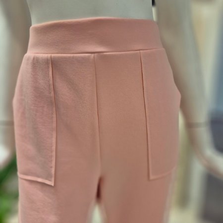 솔리드 하프 조거 팬츠