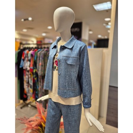 데님 라이트 셔츠 자켓