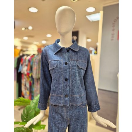 데님 라이트 셔츠 자켓