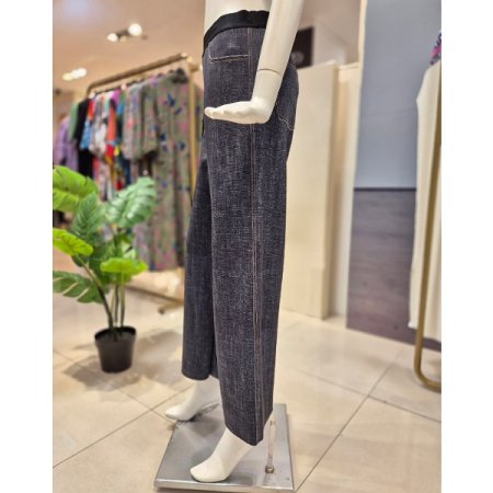 데님 라이크 스판 일자팬츠