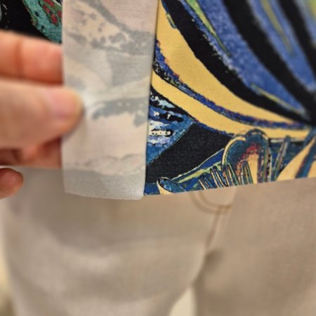 반오픈넥 야자수 카라 셔츠