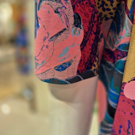 플라워 카라 셔츠