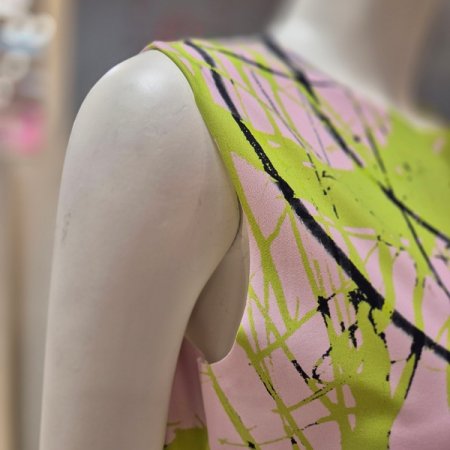 플로우 민소매 롱 원피스