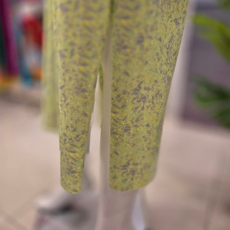 플라워 옆트임 롱 원피스