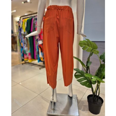 앞주름 벌룬 스판 팬츠