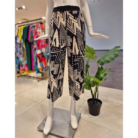 모던 에스닉 와이드 팬츠