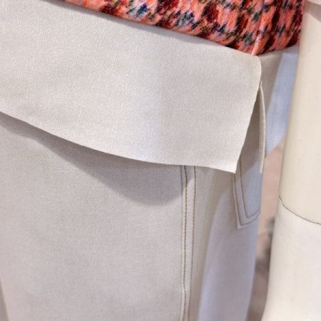 하운드 체크 7부 라운드 티셔츠