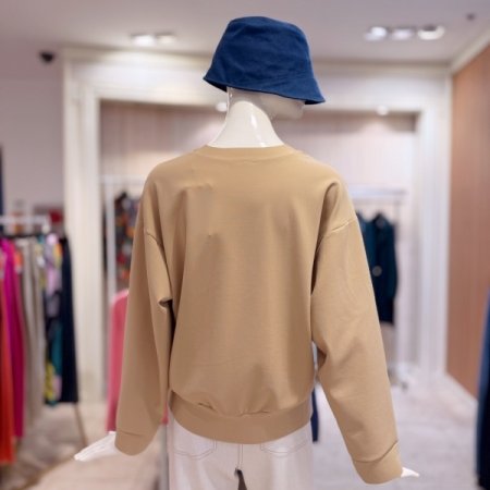 엘텍스 리본 원포인트 탑