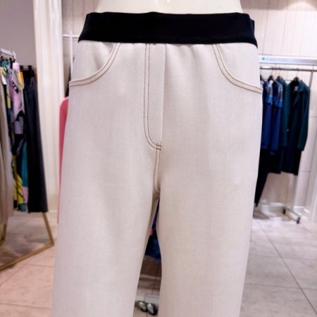 데님라이크 일자 팬츠