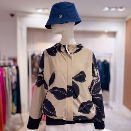 하이넥 후드 집업 점퍼