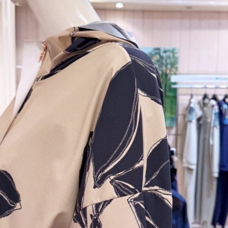 하이넥 후드 집업 점퍼