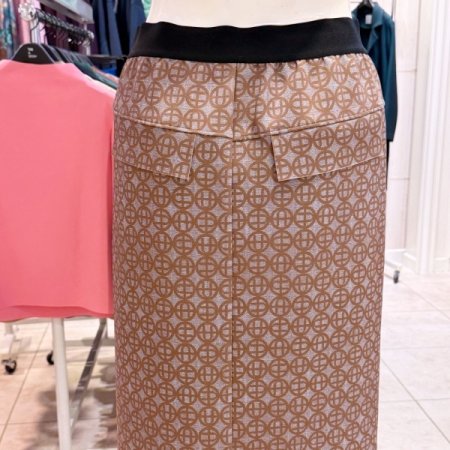 에어쿠션 A로고 포켓 스커트