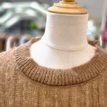 시스루꽈배기니트긴팔티