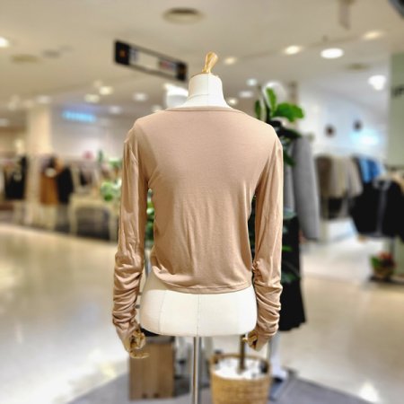 쭈리브이넥팔셔링티셔츠