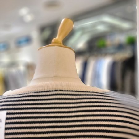 스트라이프라운드넥봄가디건