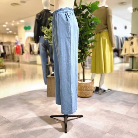 밴딩면와이드팬츠