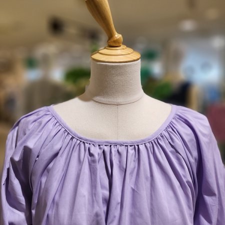 면미디뒷리본박시원피스