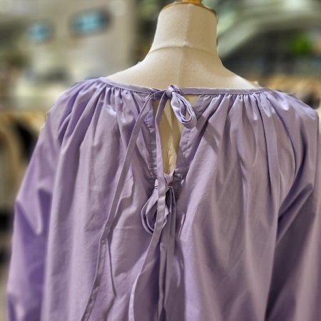 면미디뒷리본박시원피스