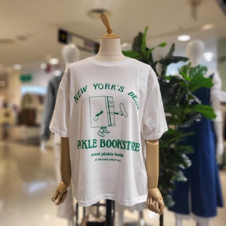 뉴욕레터링반팔티셔츠