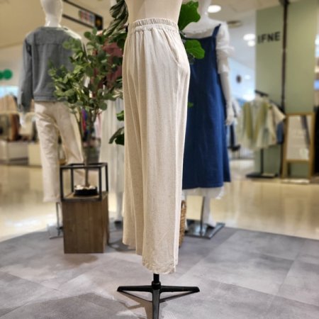 밴딩린넨와이드팬츠