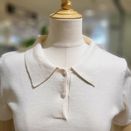 카라넥반팔시보리니트