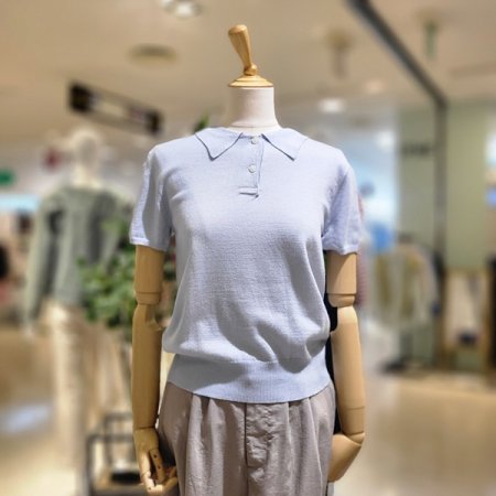 카라넥반팔시보리니트