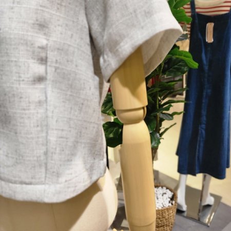 트위드펄반팔자켓