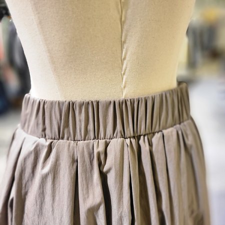 풀밴딩린넨롱스커트