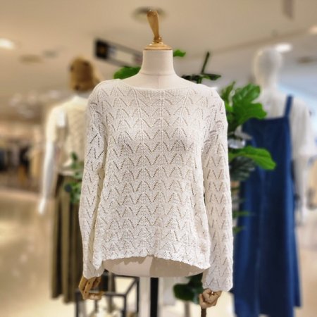 여름긴팔시스루니트