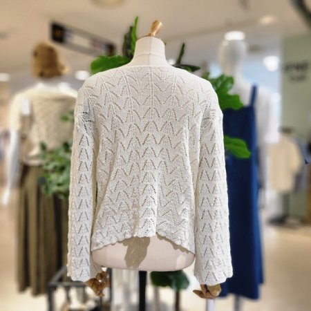 여름긴팔시스루니트