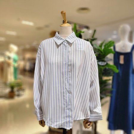 스트라이프셔츠블라우스