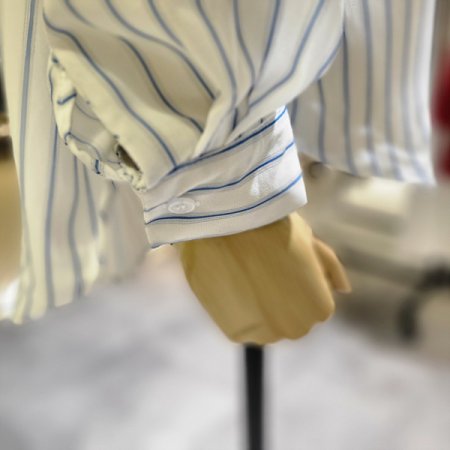 스트라이프셔츠블라우스