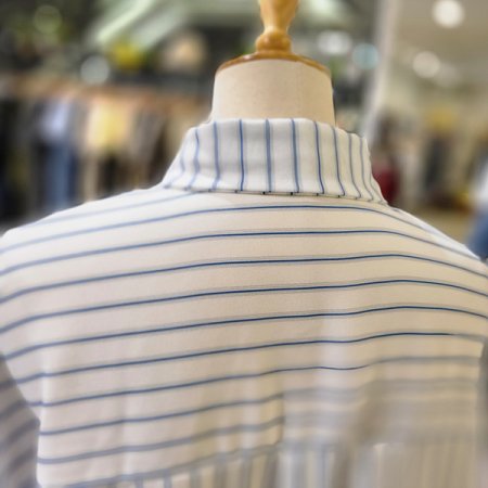 스트라이프셔츠블라우스