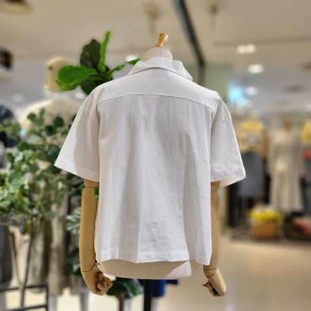 카라넥집업린넨자켓