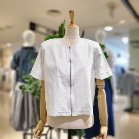 노카라집업린넨자켓